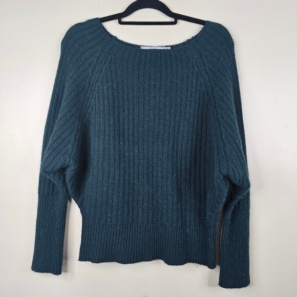 Diary green wool sweater & skirt set size m/l - Picture 1 of 7